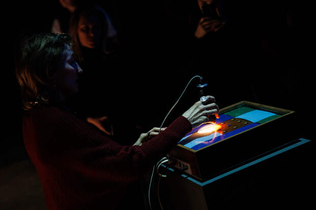 На выставке «Свет и Музыка. Экспериментальная эстетика СССР и новые медиа»