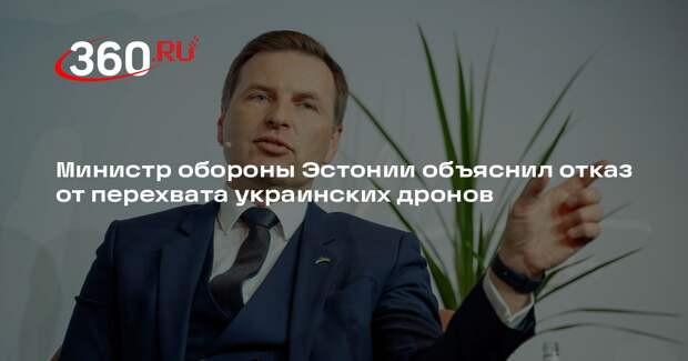 Певкур: Эстония не стала сбивать БПЛА ВСУ из-за риска эскалации с Россией