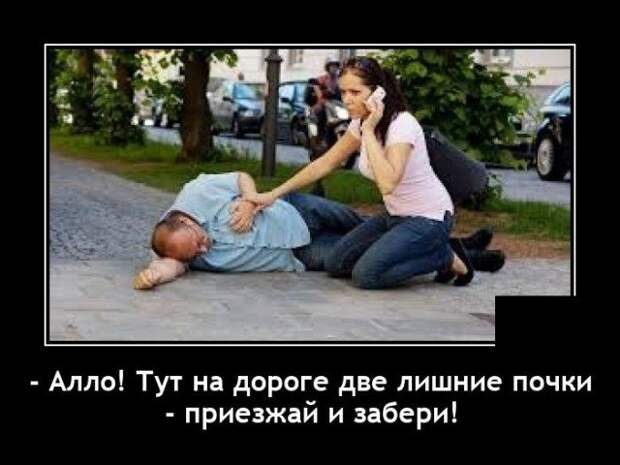 Демотиватор про почки