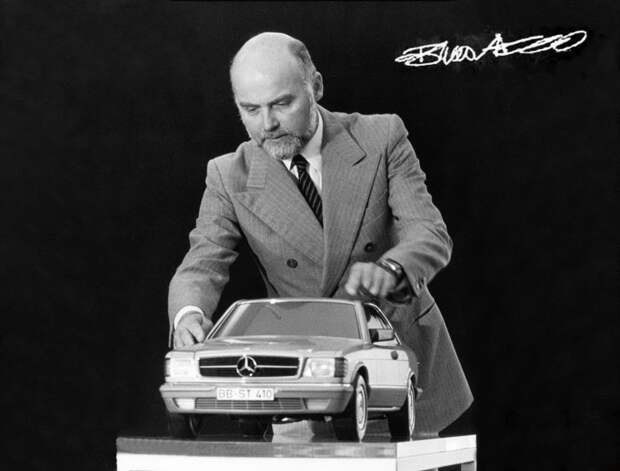Бруно Сакко и его главное Детище — С126 mercedes, mercedes-benz, авто, автодизайн, автомобили, дизайнер