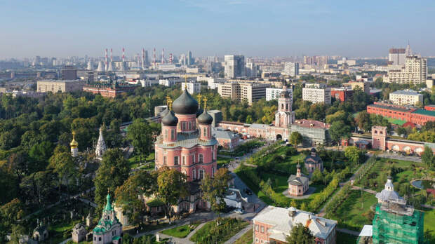 Донской район Москвы с высоты, 2019. Фото отсюда: http://moseparh.ru