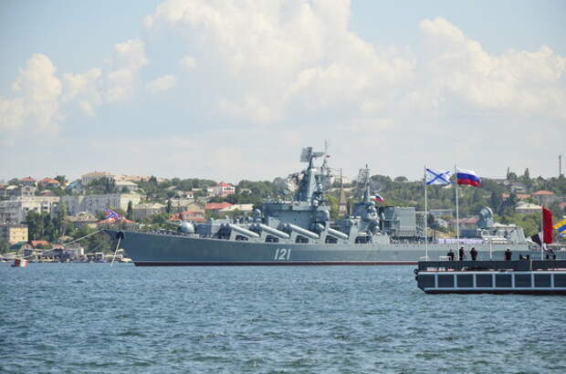 Флагман ЧФ, ракетный крейсер "Москва", 25 июля 2019 года