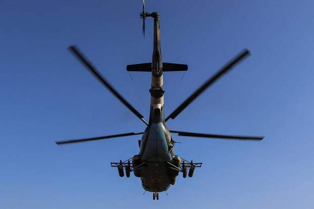 Редкую модификацию советского Ми-8 с «Фасолью» заметили на Украине