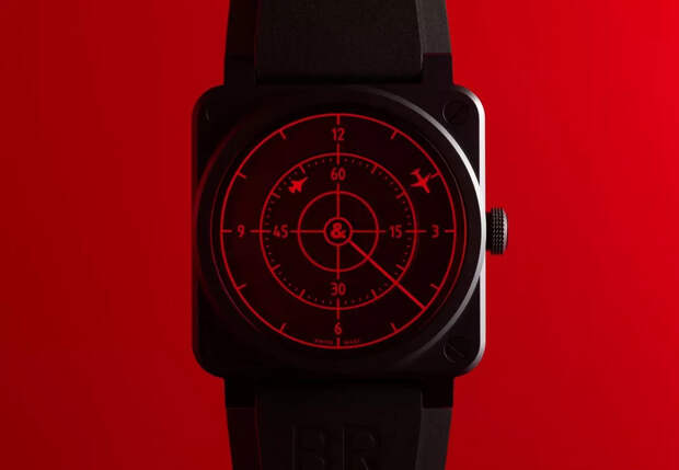 Новые часы BR 03-92 Red Radar Ceramic Bell & Ross