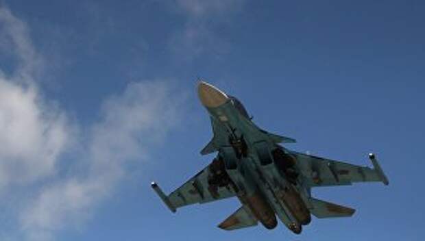 Российский истребитель-бомбардировщик Су-34. Архивное фото