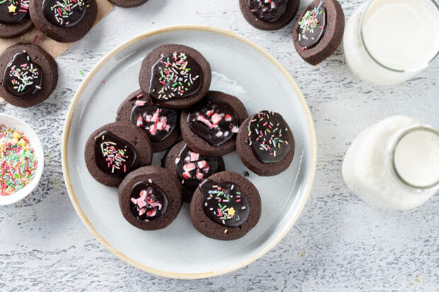 Домашнее шоколадное печенье. \ Фото: zira.uz. Домашнее шоколадное печенье. \ Фото: zira.uz.