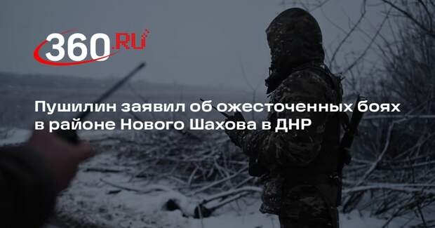 Пушилин заявил об ожесточенных боях в районе Нового Шахова в ДНР