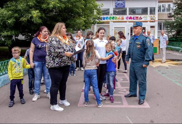 Занятие с детьми / Фото: МЧС