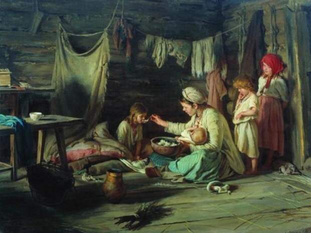 Невольные с рождения: как появлялись на свет и воспитывались дети у крепостных крестьян