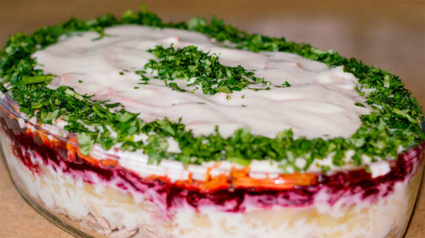 салат с говядиной и морковью