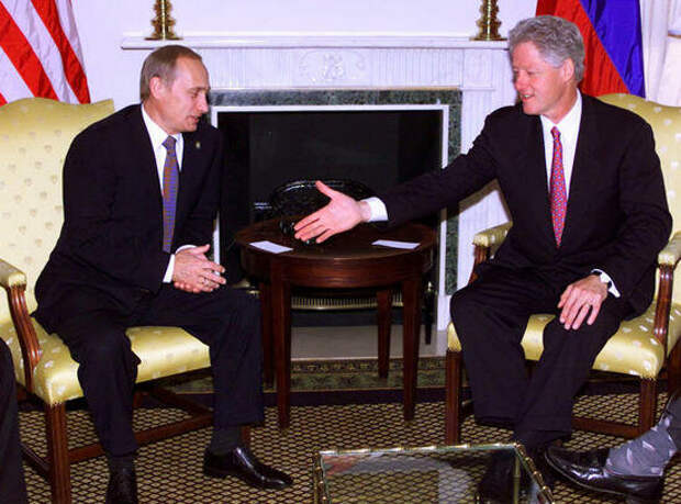 Путин и Клинтон