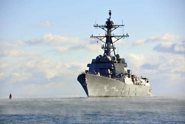 USS Rafael Peralta у побережья штата Мэн