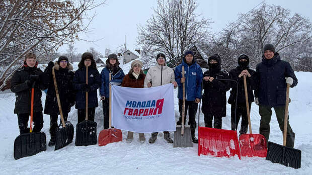 Активисты продолжают в районах РТ акцию «Снежный десант»