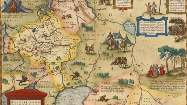 Карта дженкинсона 1562