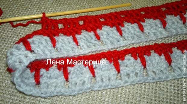 Шапка и снуд-воротник «Красная дымка»