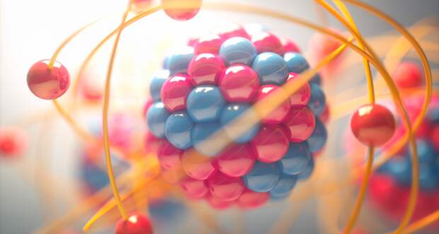 an illustration of an atomic model
