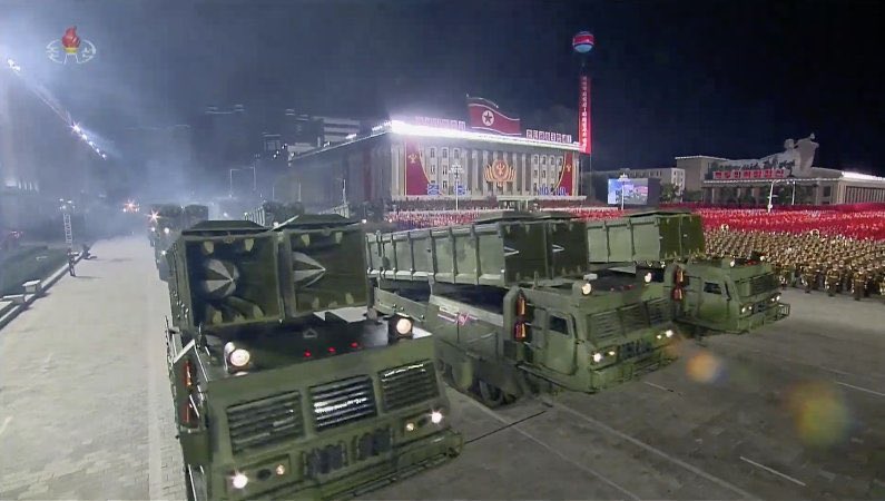 Парад в честь 75-летия Трудовой Партии Северной Кореи