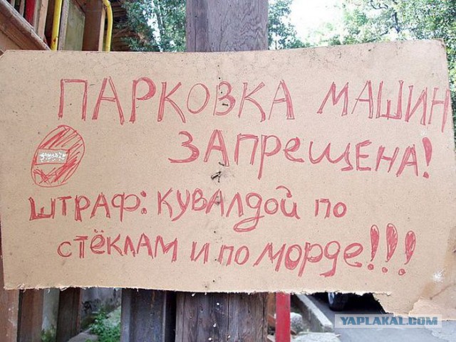 Надписи и объявления с просторов
