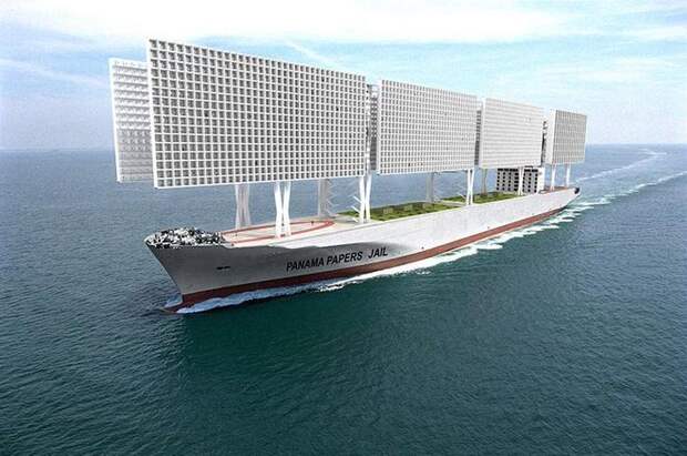 Французские архитекторы разработали проект тюрьмы-корабля (3)