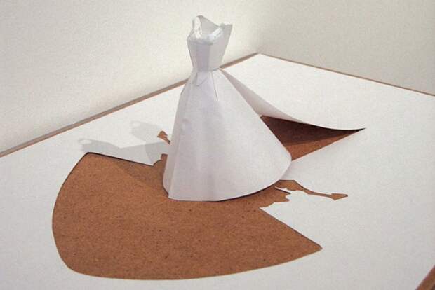 Single Piece of Paper 7 Скульптуры из одного листа бумаги