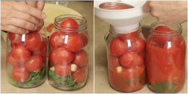 Необычный рецепт томатов в собственном соку. Зимой их съедают первыми!