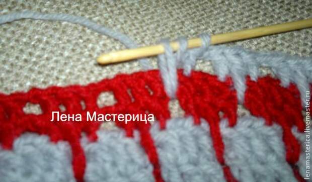 Шапка и снуд-воротник «Красная дымка»