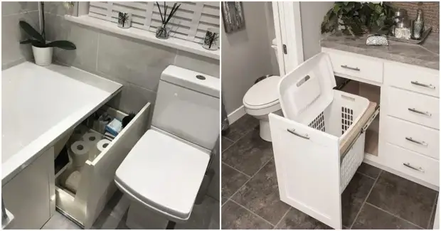 15 умных укрытий в ванной для максимального увеличения пространство