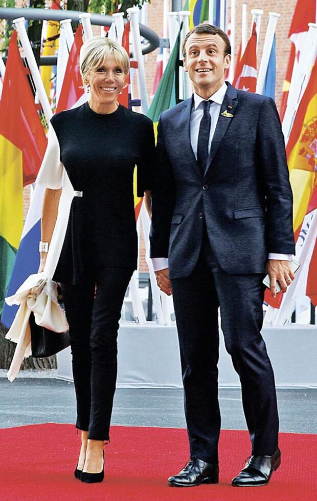 Брижит Макрон, жена президента Франции Фото: REUTERS