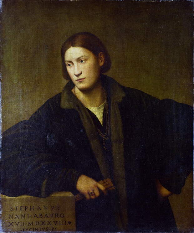 Bernardino Licinio - Portrait of Stefano Nani. Национальная галерея, Часть 1