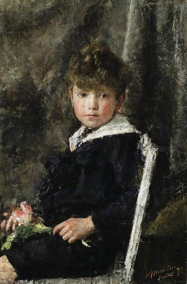 художник Антонио Манчини (Antonio Mancini) картины – 22