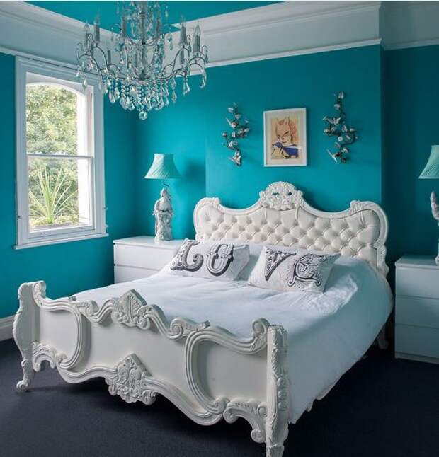 Белая мебель в спальне фото