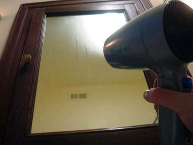 Фен для очистки зеркала. Фен для очистки зеркала.