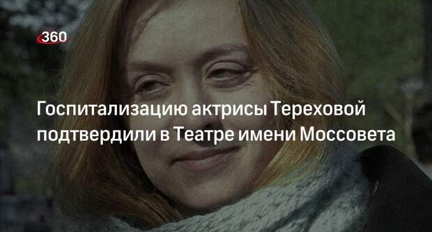 Госпитализацию актрисы Тереховой подтвердили в Театре имени Моссовета
