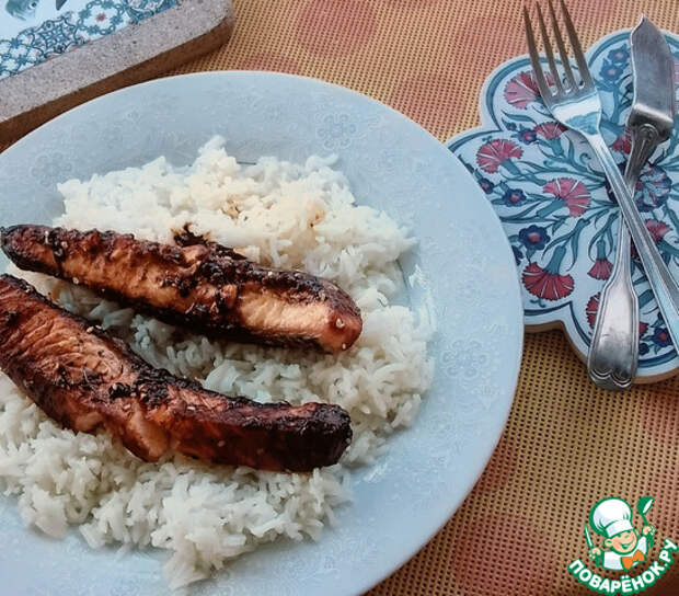 Лосось в масле из кочудяна