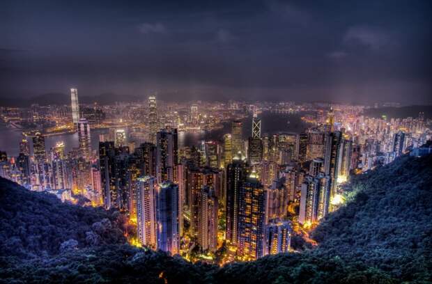 Пик Виктория, Гонконг дух, захватывает, красота