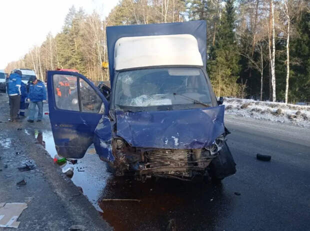 В Камешковском районе в крупном ДТП на трассе Р-132 погибли два человека