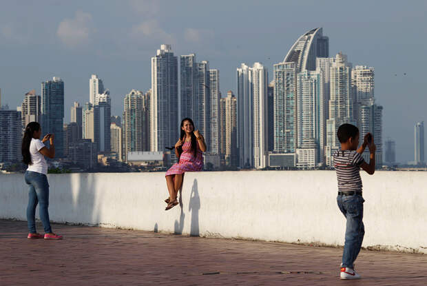 В любом городе есть смотровая площадка. Панама-Сити, апрель 2013 года. 