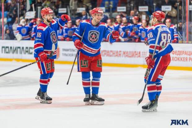 Тульский АКМ ведёт 2:0 после первого периода с «Торосом»