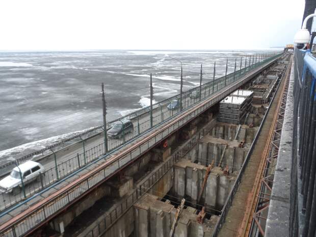 На мосту Нижегородской ГЭС введены ограничения движения из-за внепланового ремонта