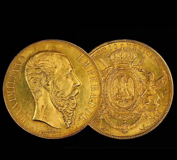 Золотая монета Максимилиана 