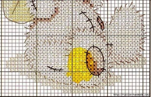 Плюшевый мишка. Схемы вышивки крестиком (2) (700x450, 343Kb)