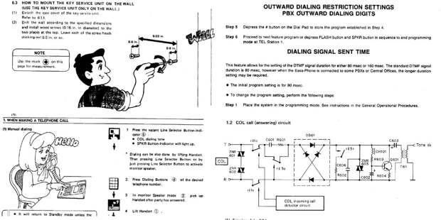 Key telephone system. . История про Ленинград, японские телефоны и мини-АТС