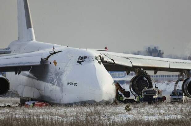 Фото: Ан-124 под Новосибирском