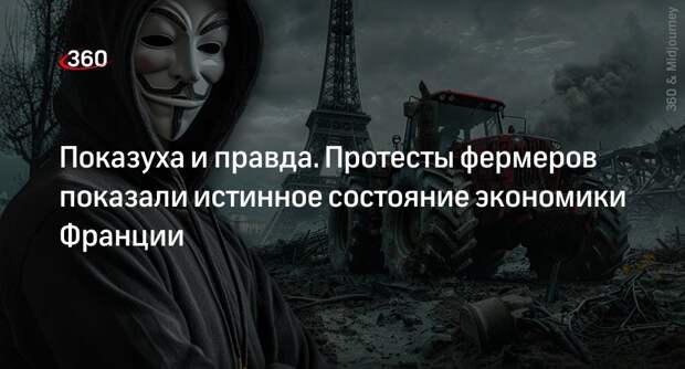 Блогер «Голос Мордора»: протестующие фермеры — истинное лицо сегодняшней Франции