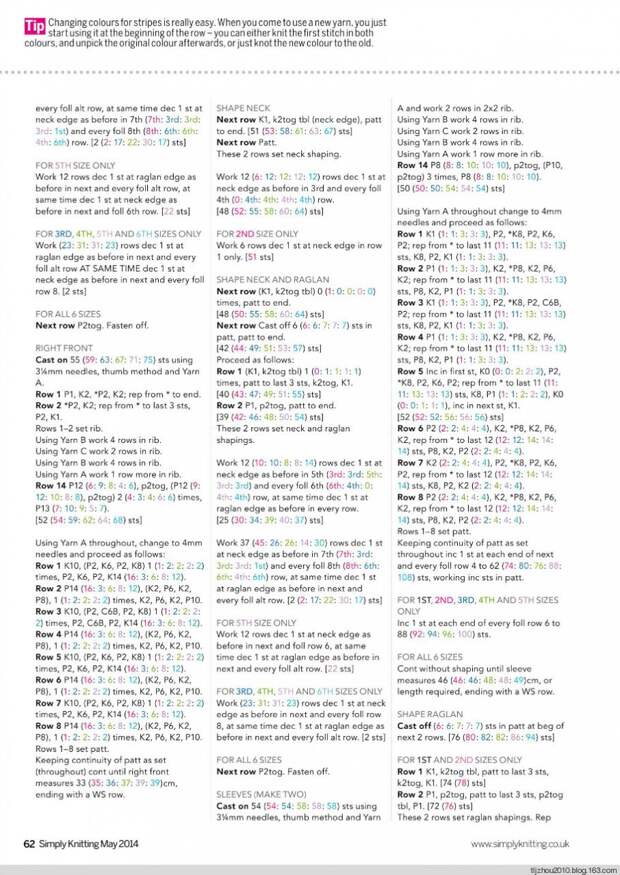 Simply Knitting №120 2014 - 紫苏 - 紫苏的博客