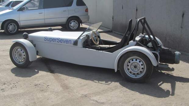 Омский изобретатель собирает Lotus Seven lotus, копия, реплика, самоделка, электромобиль