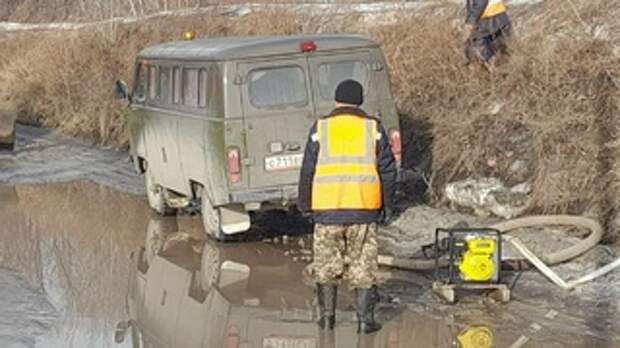 Противопаводковые мероприятия в Барнауле / Фото: t.me/barnaul_org