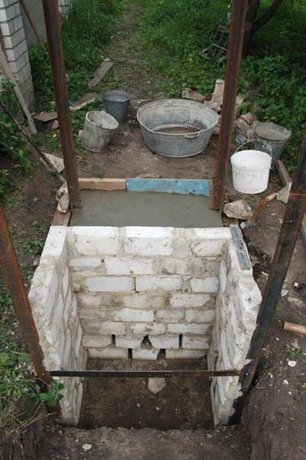 Фундамент туалета