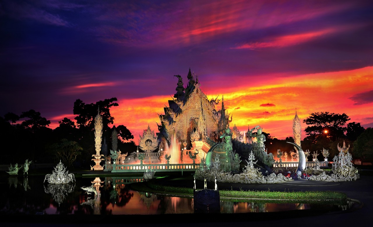 Фотография Twilight @ Wat Rongkhun автор Weerapong Chaipuck на 500px