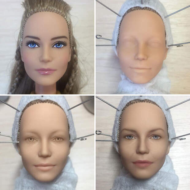 Ukrainian Artist Continues To Remove The Makeup Of Dolls And Re-Creates Them With An Incredibly Real Look